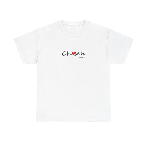 Chosen Heart T-Shirt — Faith-Inspired "Chosen" Graphic Tee